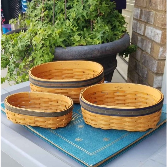 LONGABERGER HARMONY BASKET TRIO SET